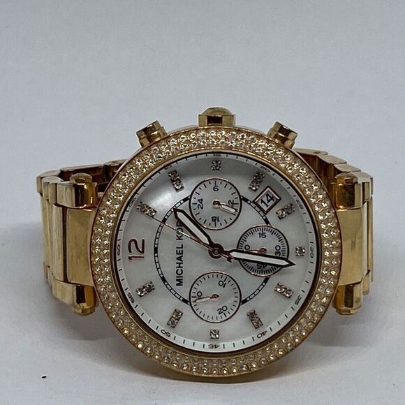 Michael Kors Parker MK5491 Women Stainless Steel Analog Dial Quartz Watch JK299 - Picture 7 of 12